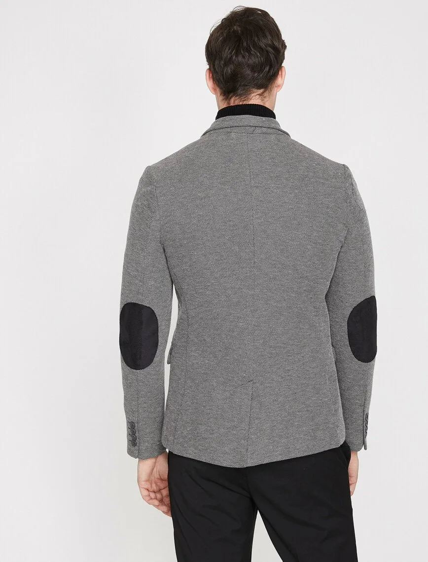 10847 Anthracite Classic Collar Blazer