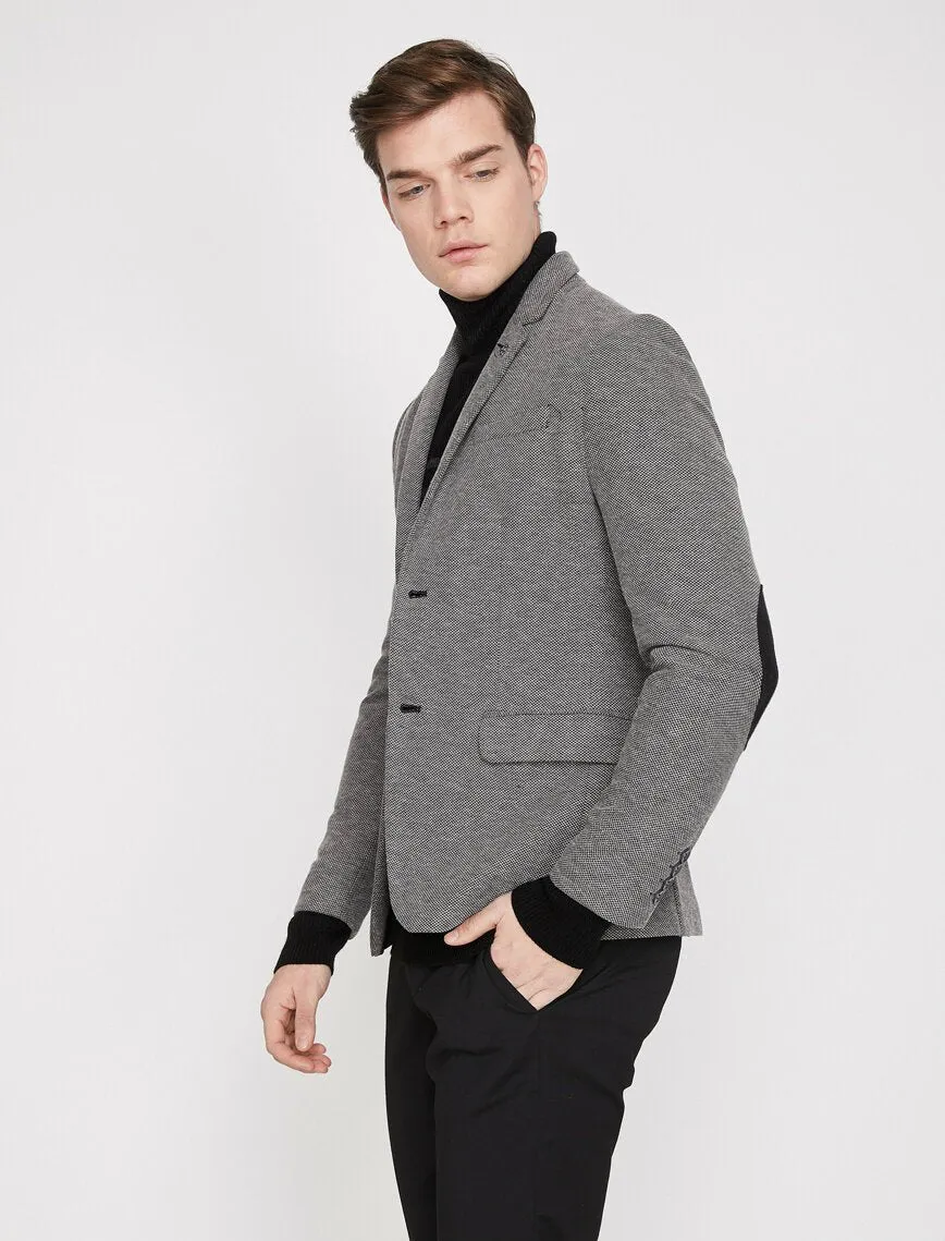 10847 Anthracite Classic Collar Blazer