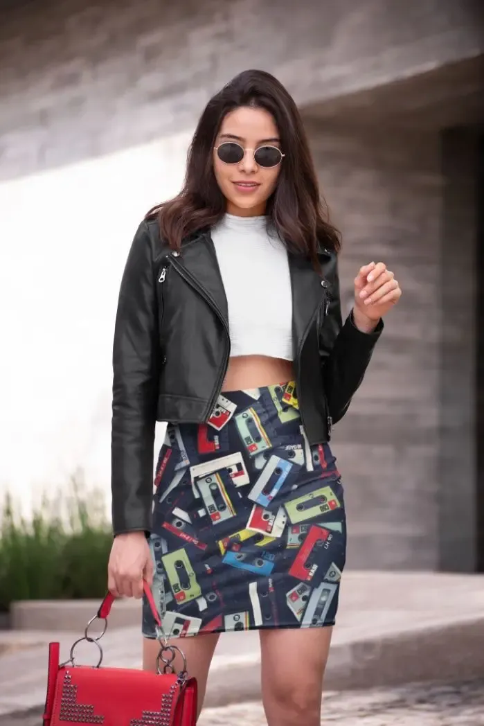 Abstract Pattren (21) Pencil Skirt