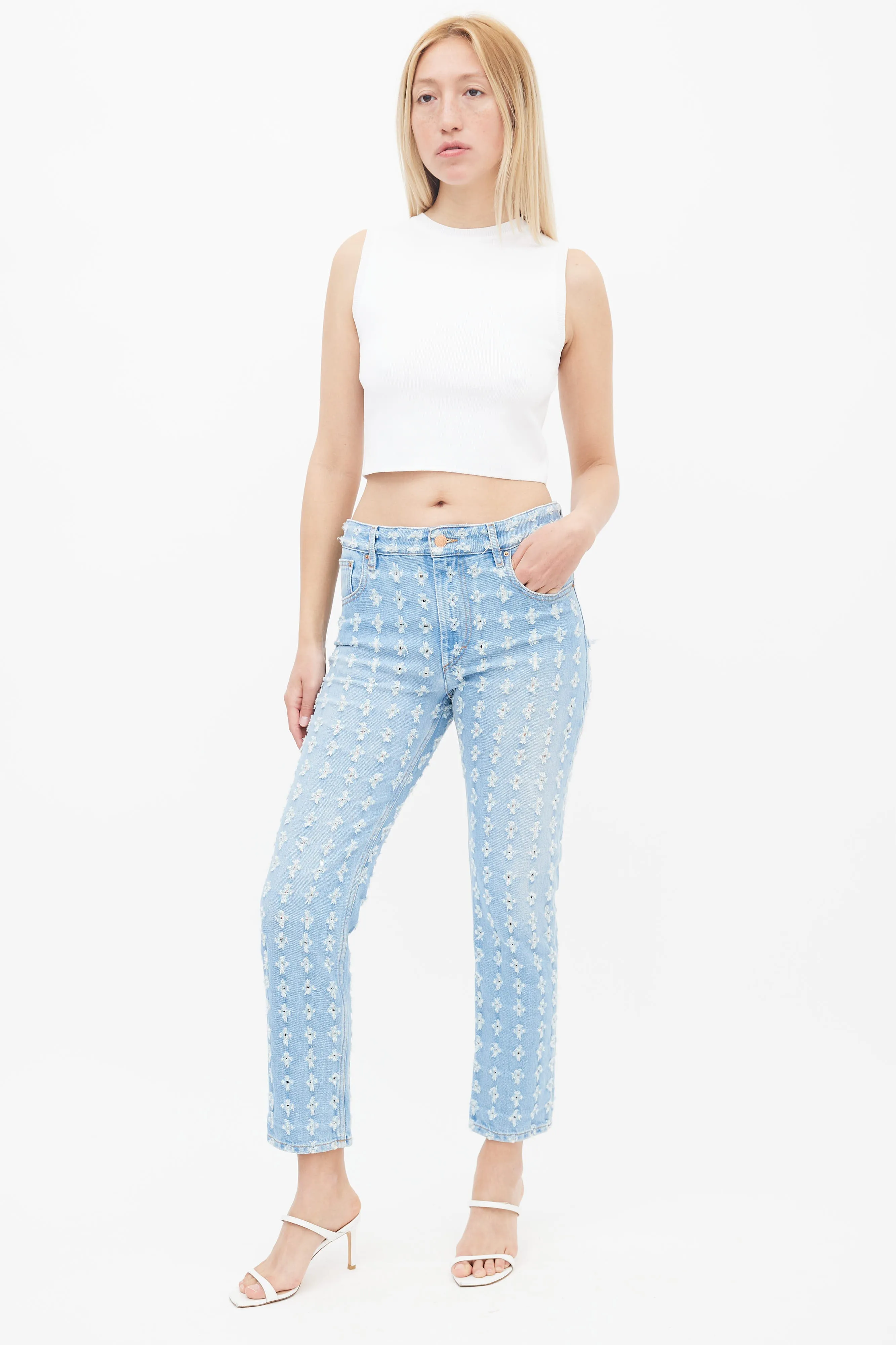 Blue Corliff Distressed  Jeans