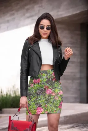 BUNGA ASOKA Pencil Skirt