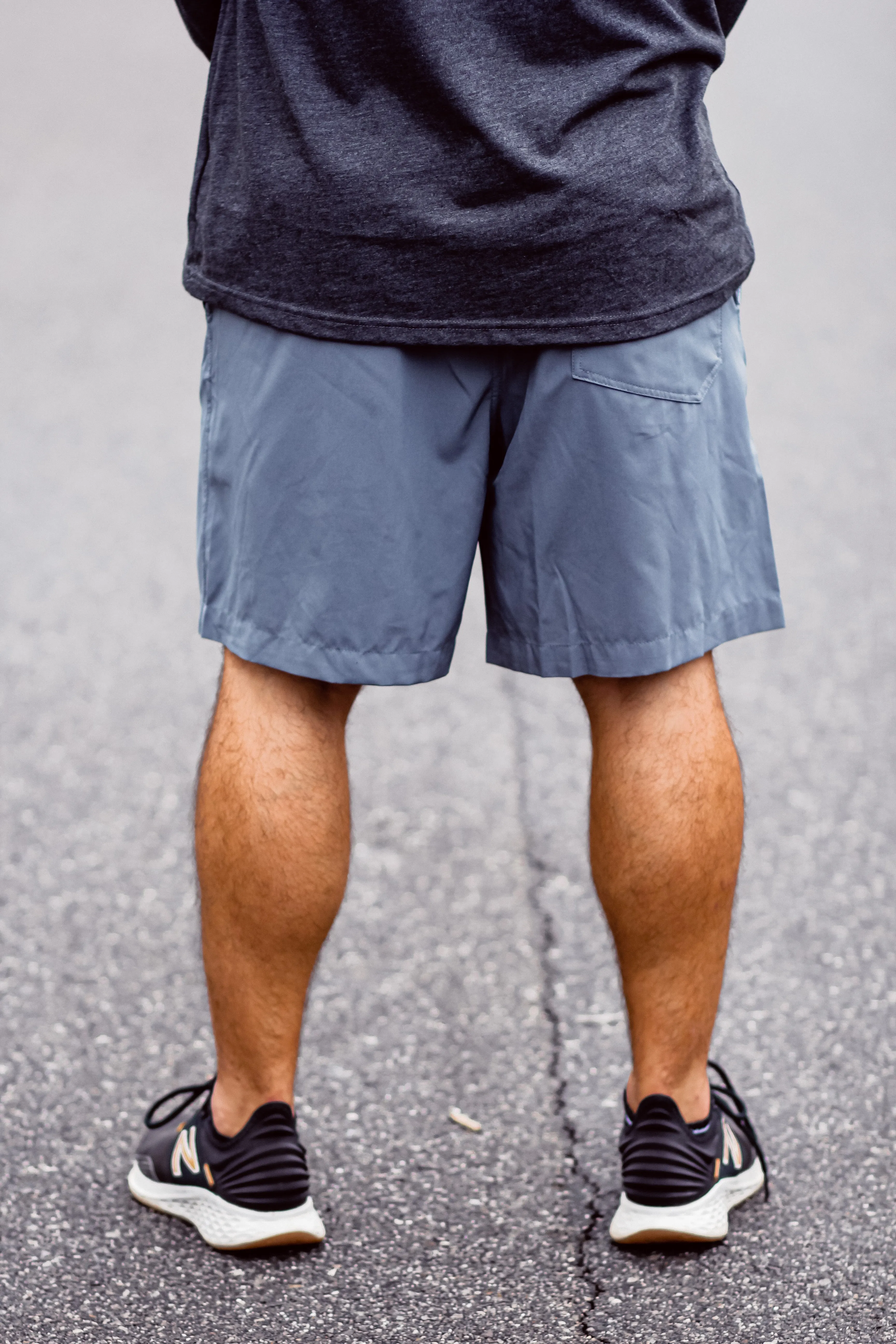 Burlebo River Rock Gray Deer Pocket Everyday Shorts