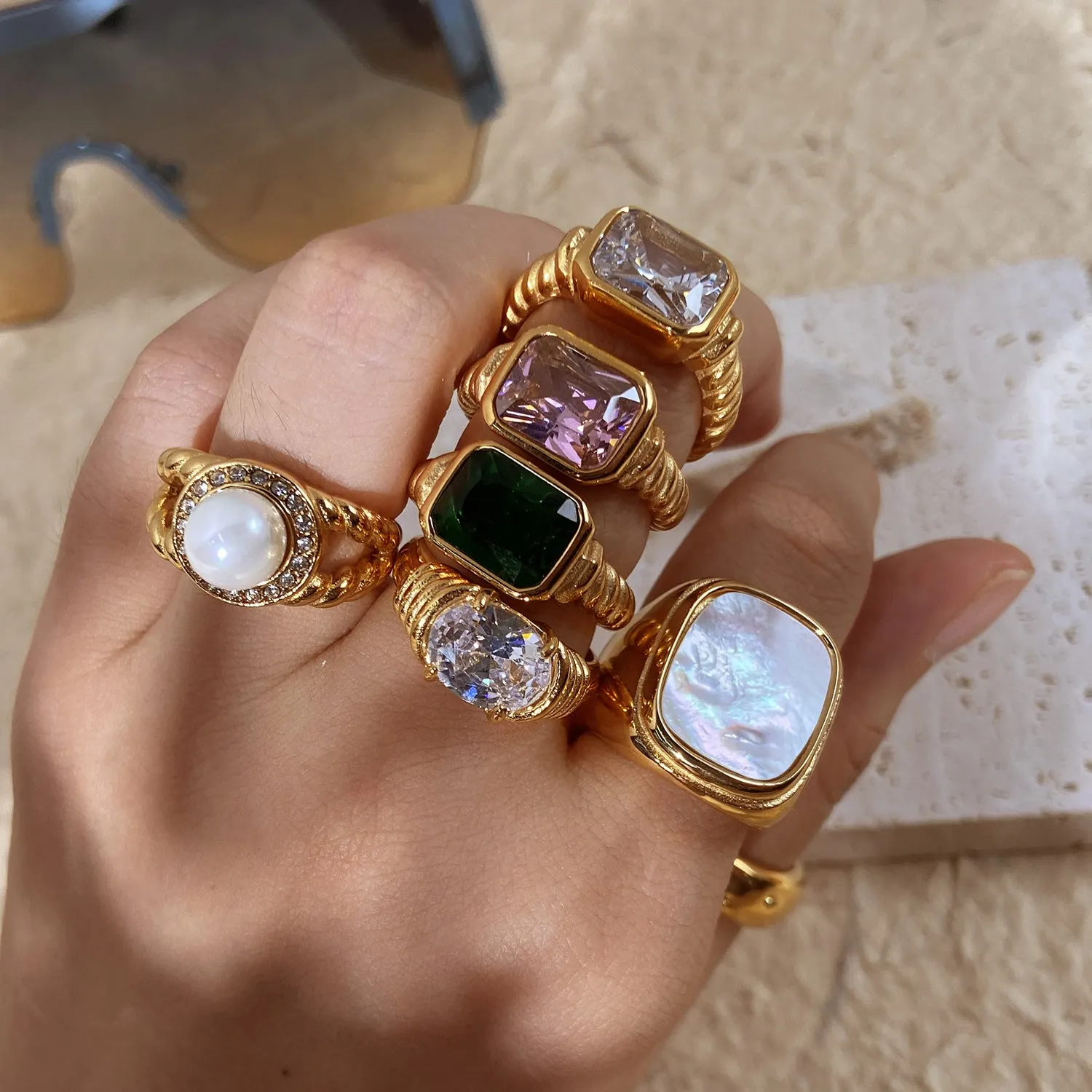 Chunky Shell Ring