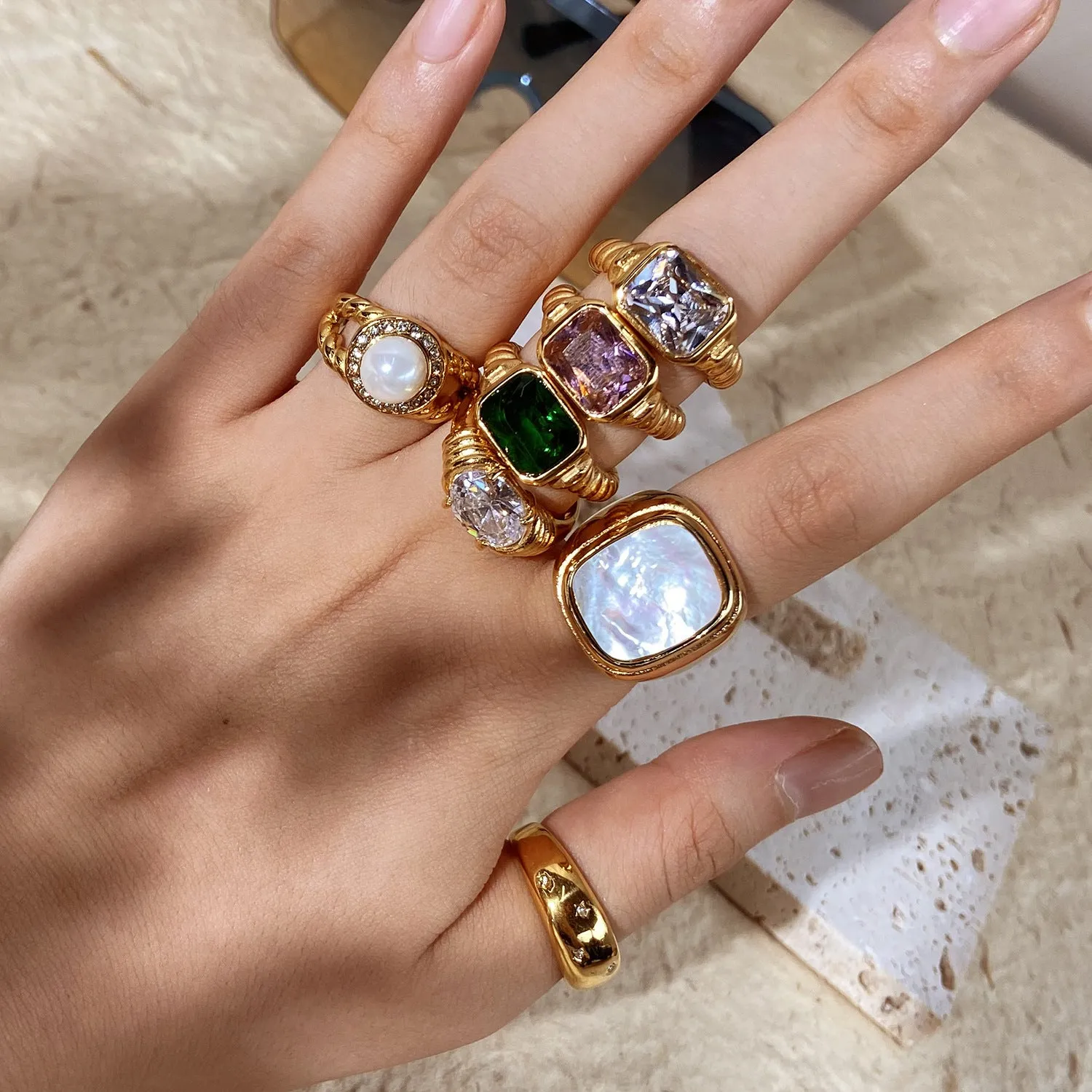 Chunky Shell Ring