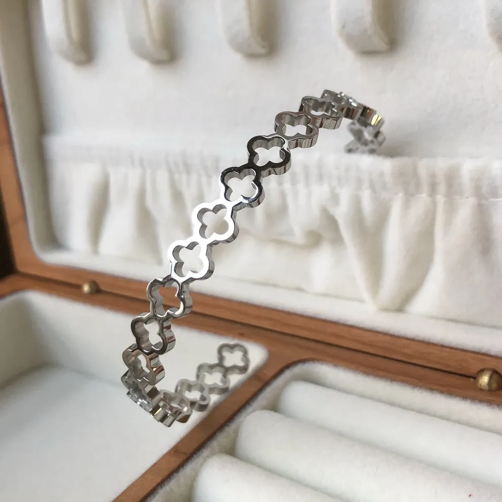 Clover Cuff Bracelet