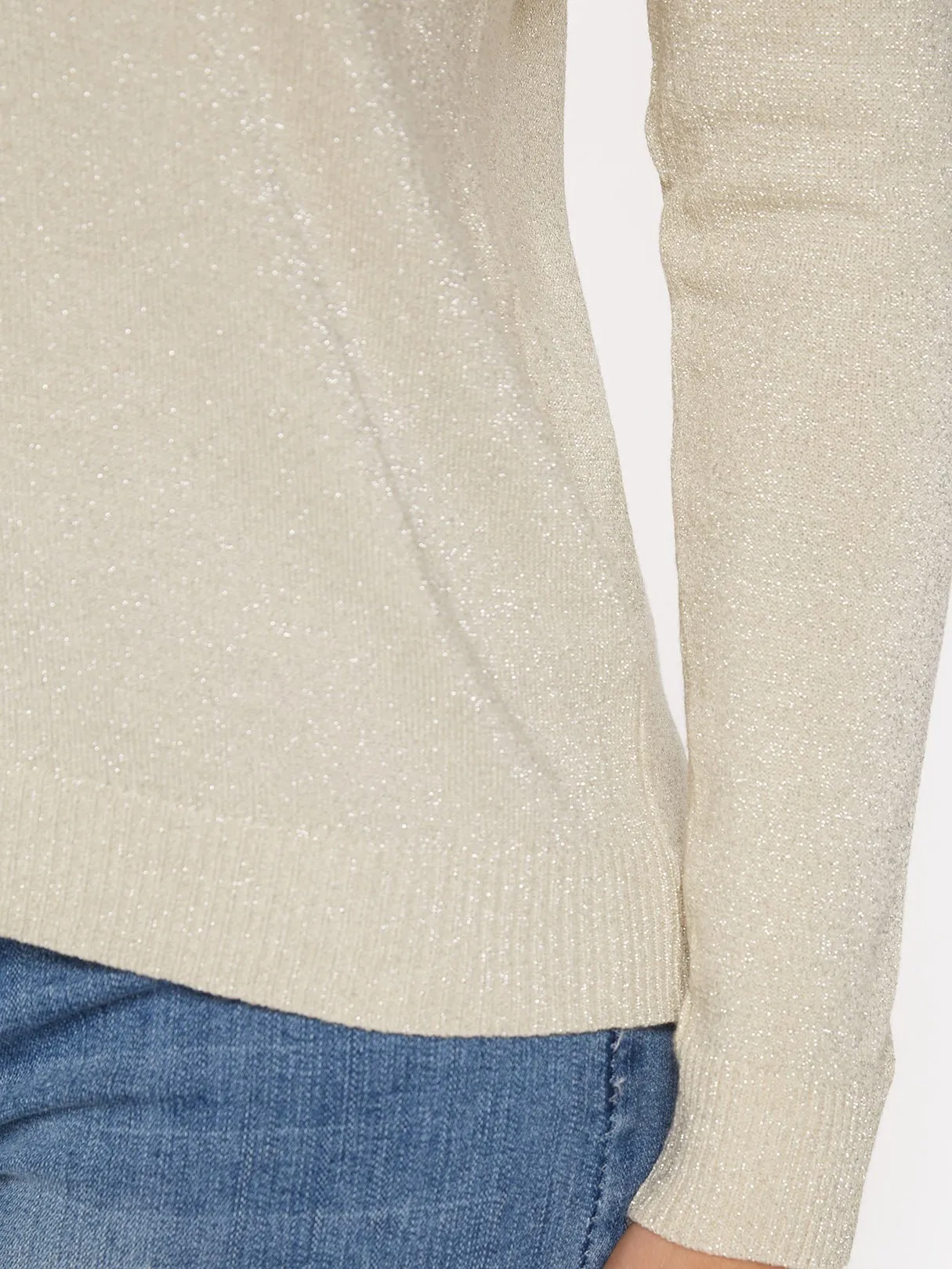 Custom V-Neck Plain Long Sleeve Khaki Top