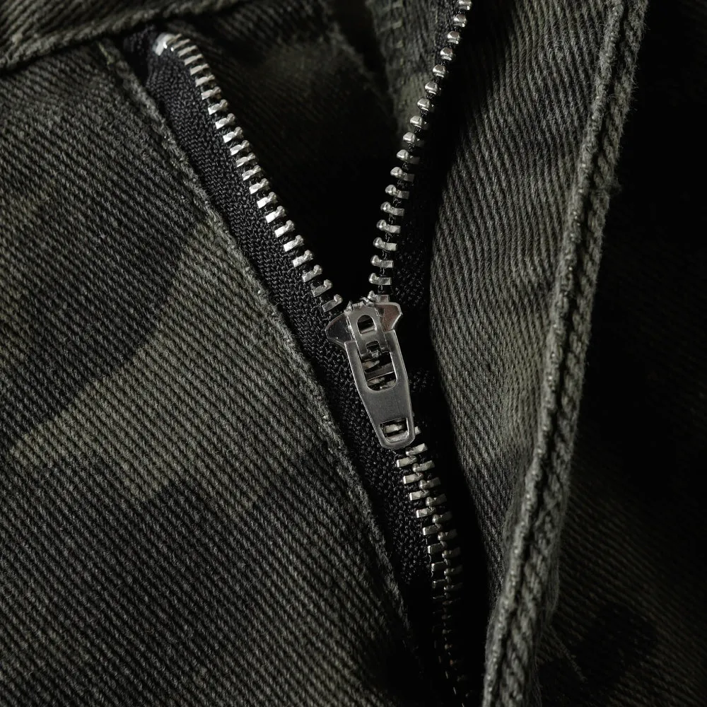Dark Camo Flare Pants