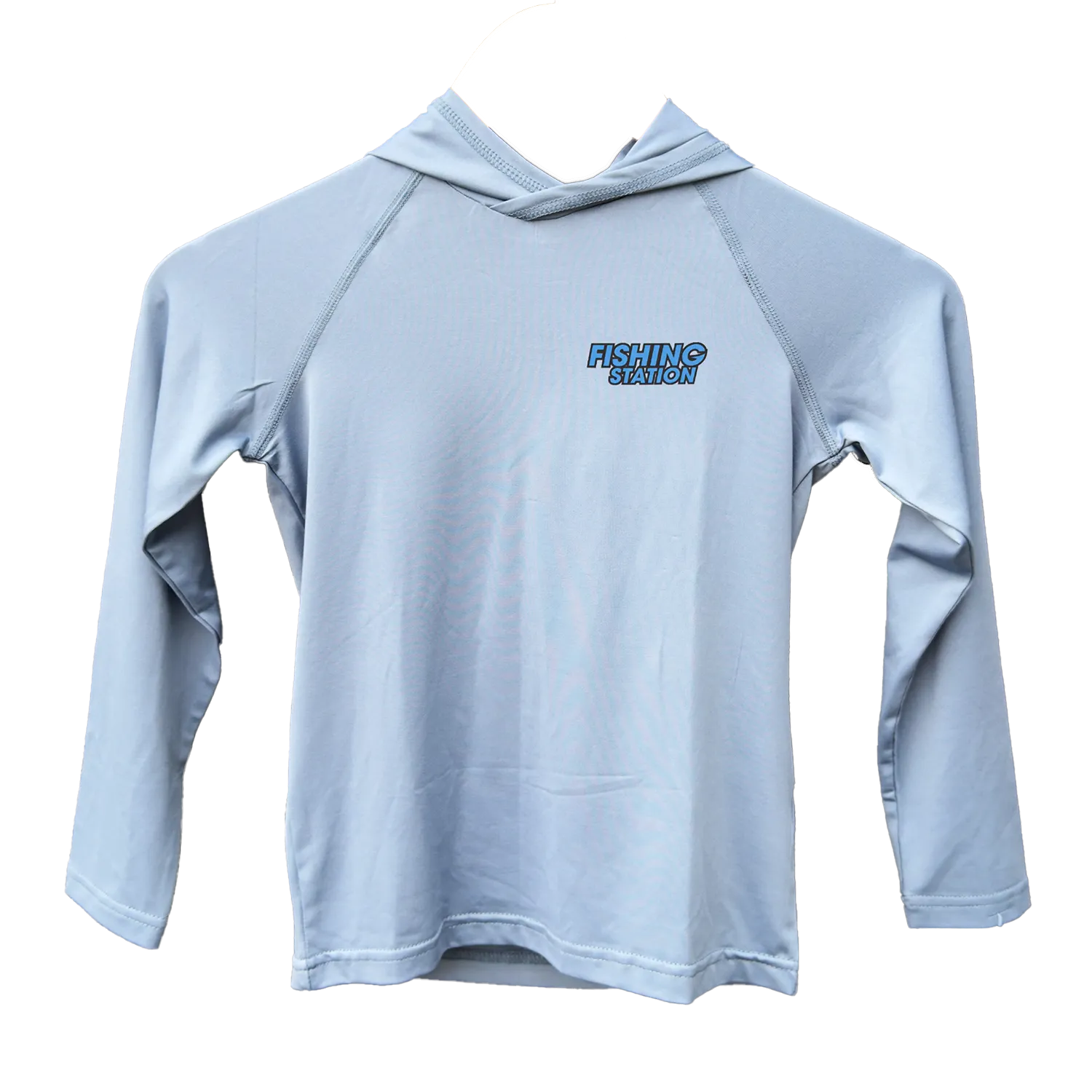 Fishing Station Marlin Hooded  Performance Shirt - Kids