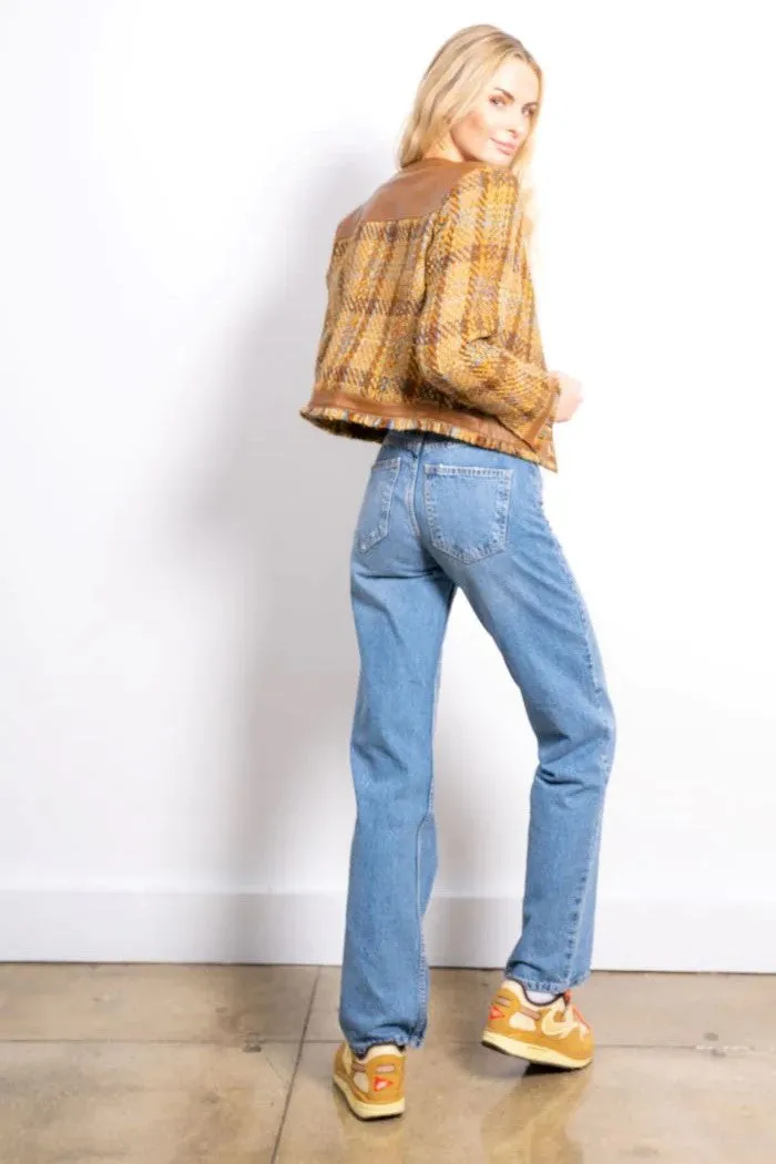 Georgia Tweed Vegan Accent Jacket