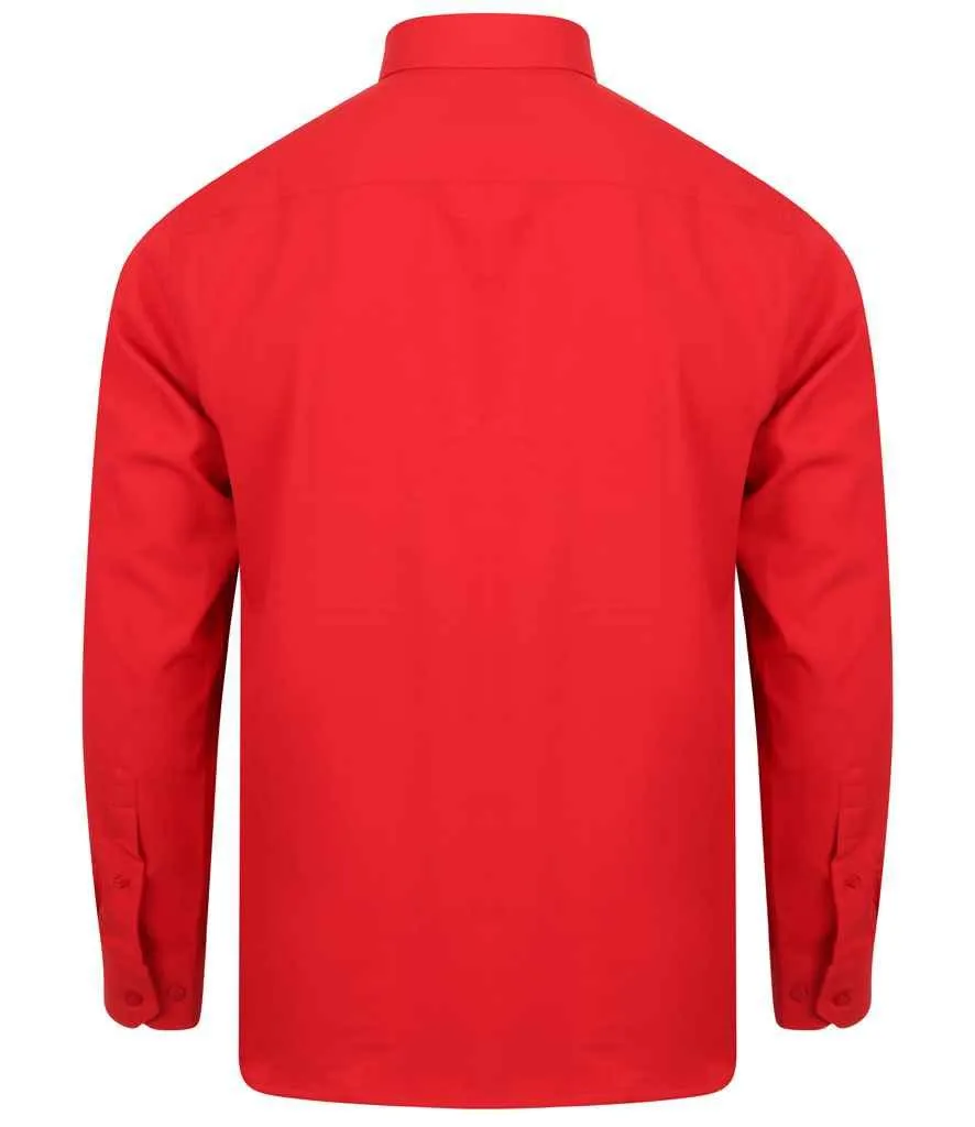 Henbury Long Sleeve Wicking Shirt