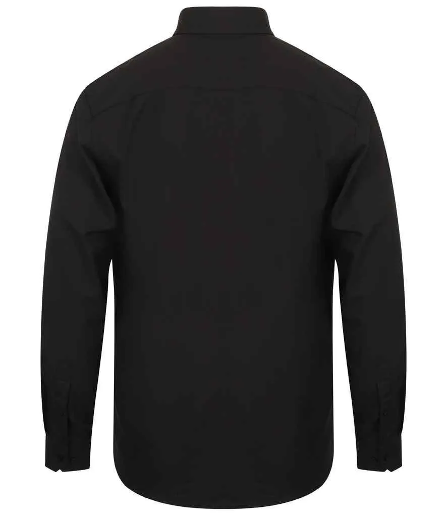 Henbury Long Sleeve Wicking Shirt