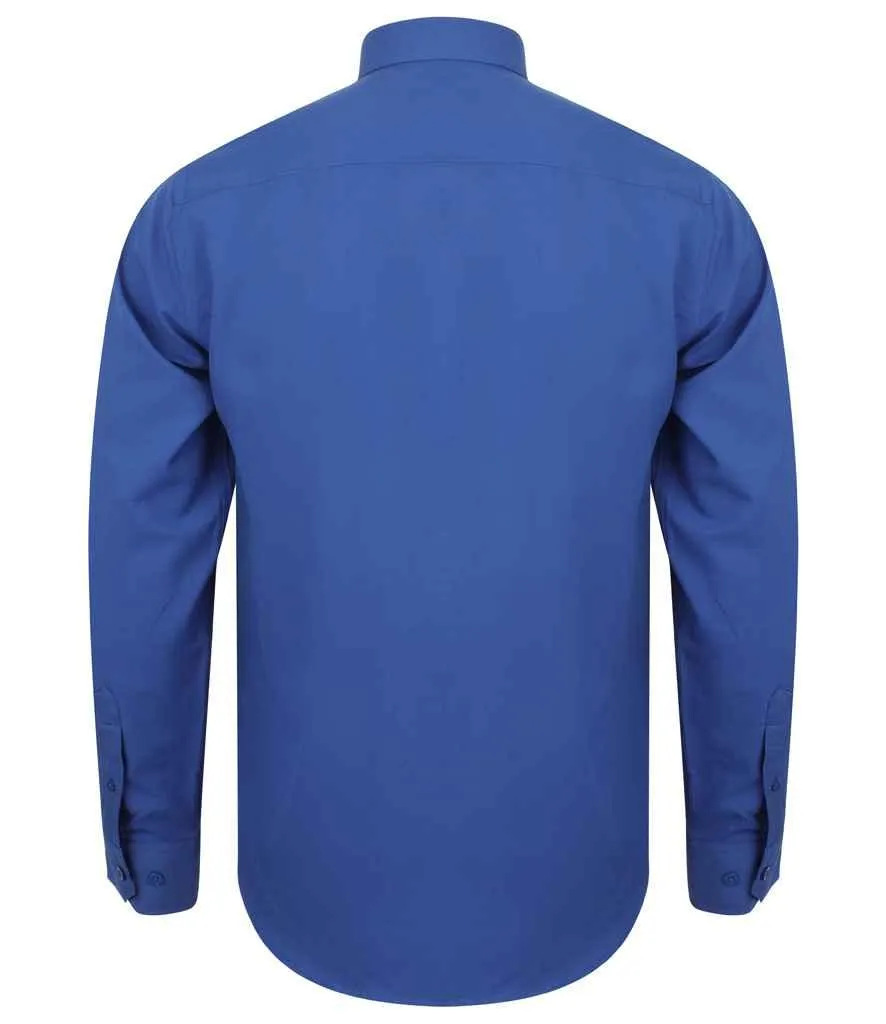 Henbury Long Sleeve Wicking Shirt