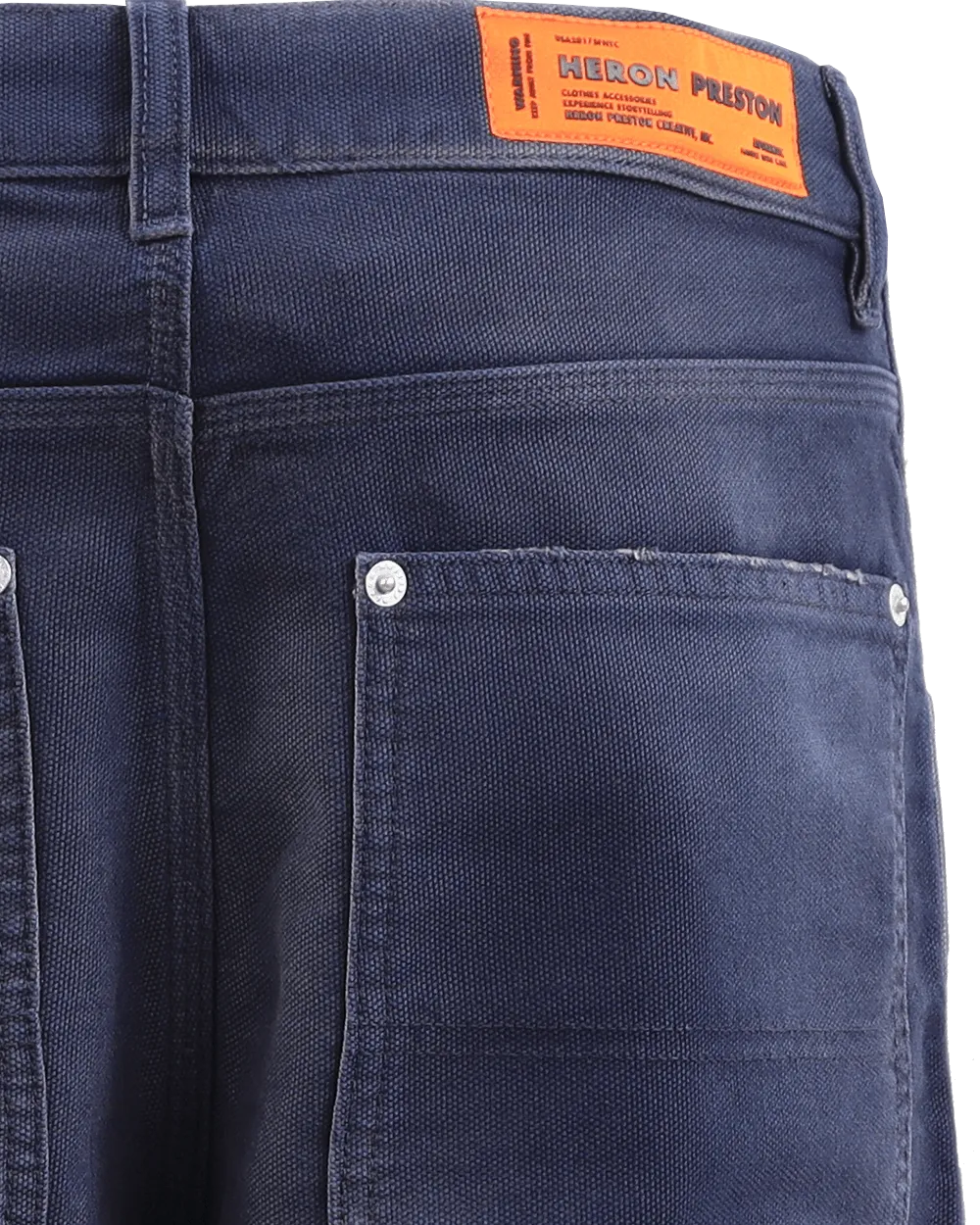 Heren Distressed Carpenter Blauw