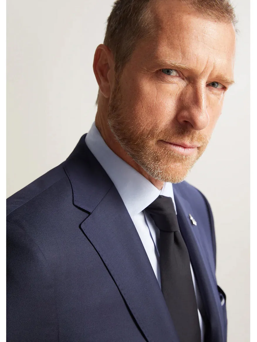 Hickey Freeman (Heritage Gold) Navy Traveler Honey Way Blazer