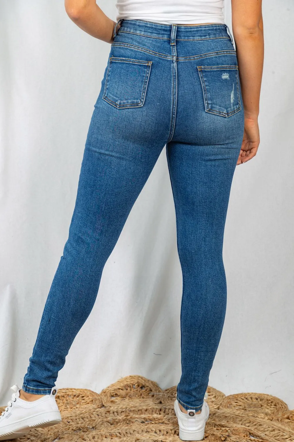 Mia Skinny Jeans (Medium Wash)