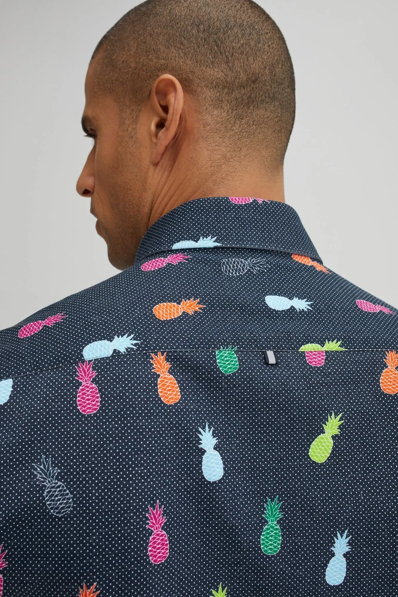 Navy Multicolor Pineapple T-Series DryTouch Shirt