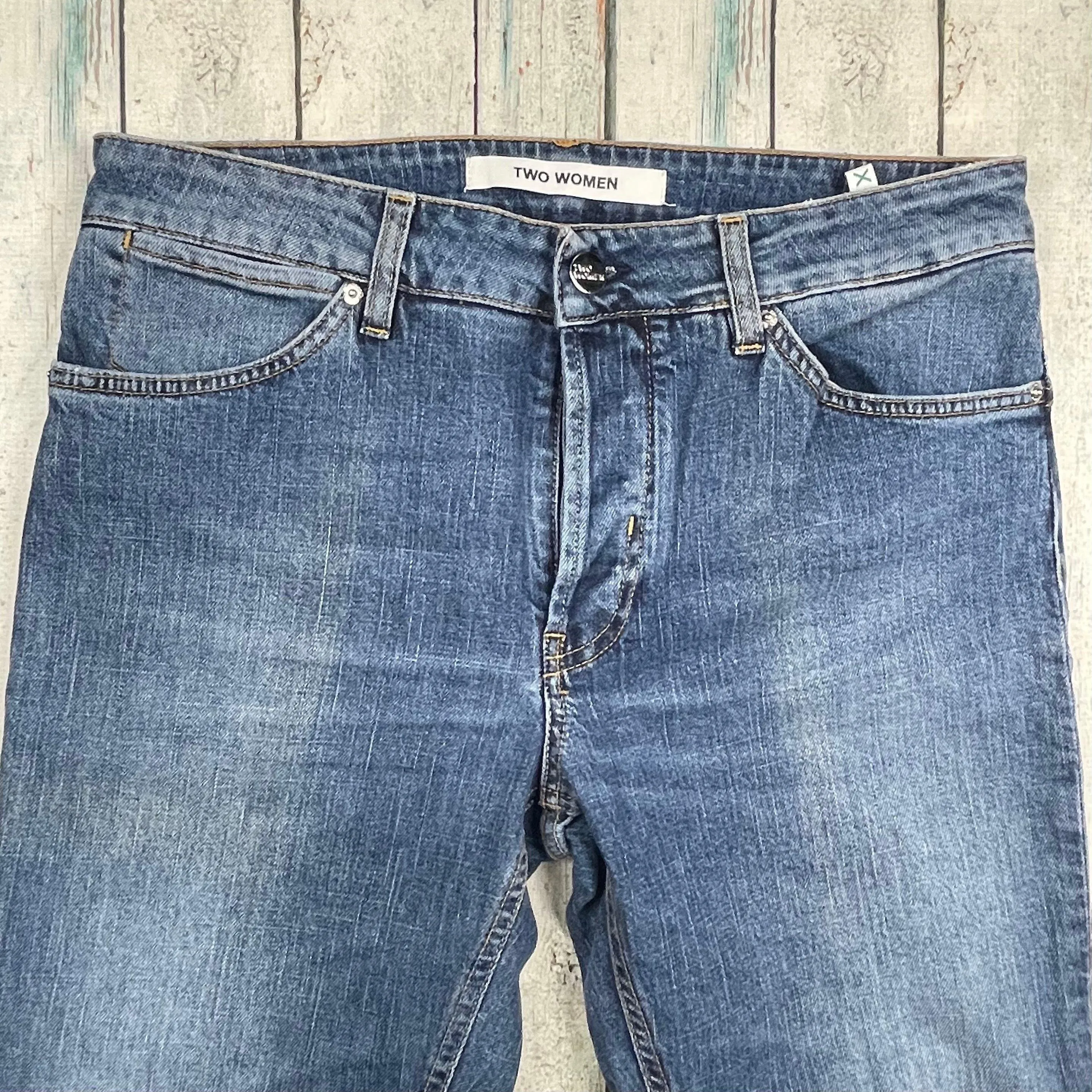 NWT - Two Women in the World Italian 'Marilyn' High Rise Jeans  -Size 31