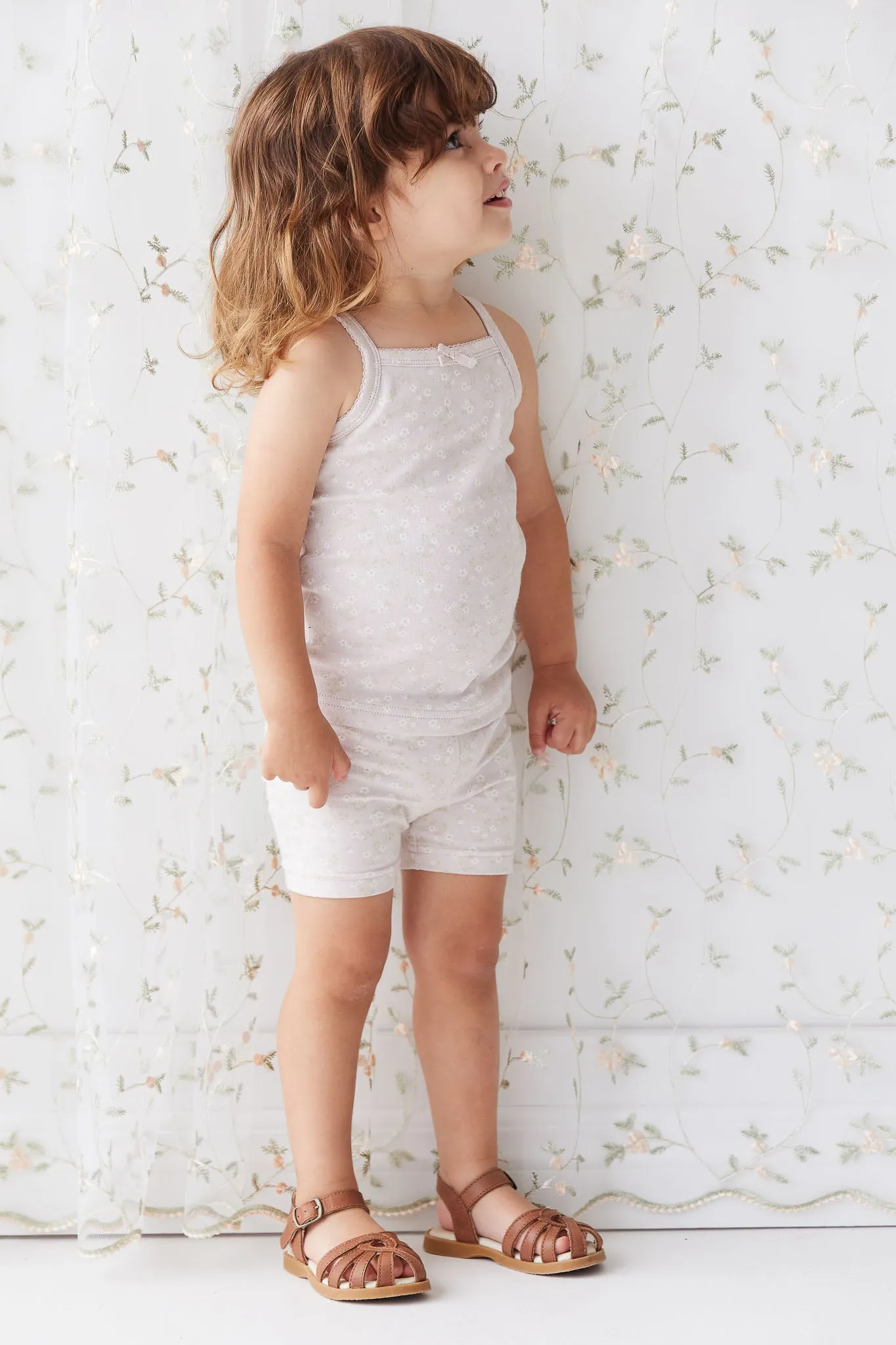 Organic Cotton Everyday Bike Short - Addie Lilac