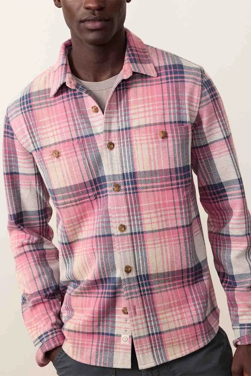 PACIFICA STRETCH SHIRT Pink Multi Plaid