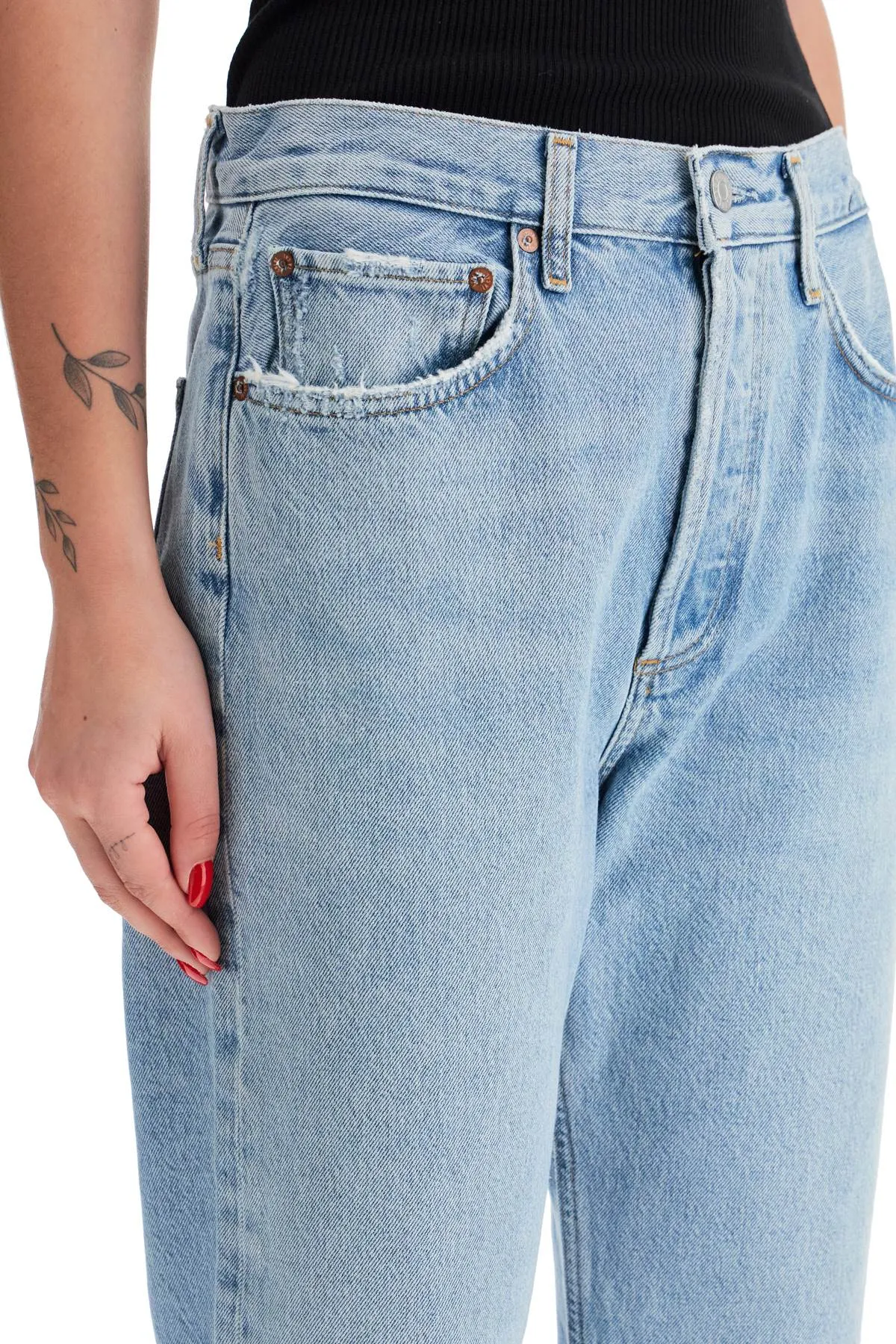 "used effect fran jeans"