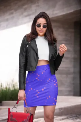 Simple Geometric Pattern 3 pr Poster Pencil Skirt